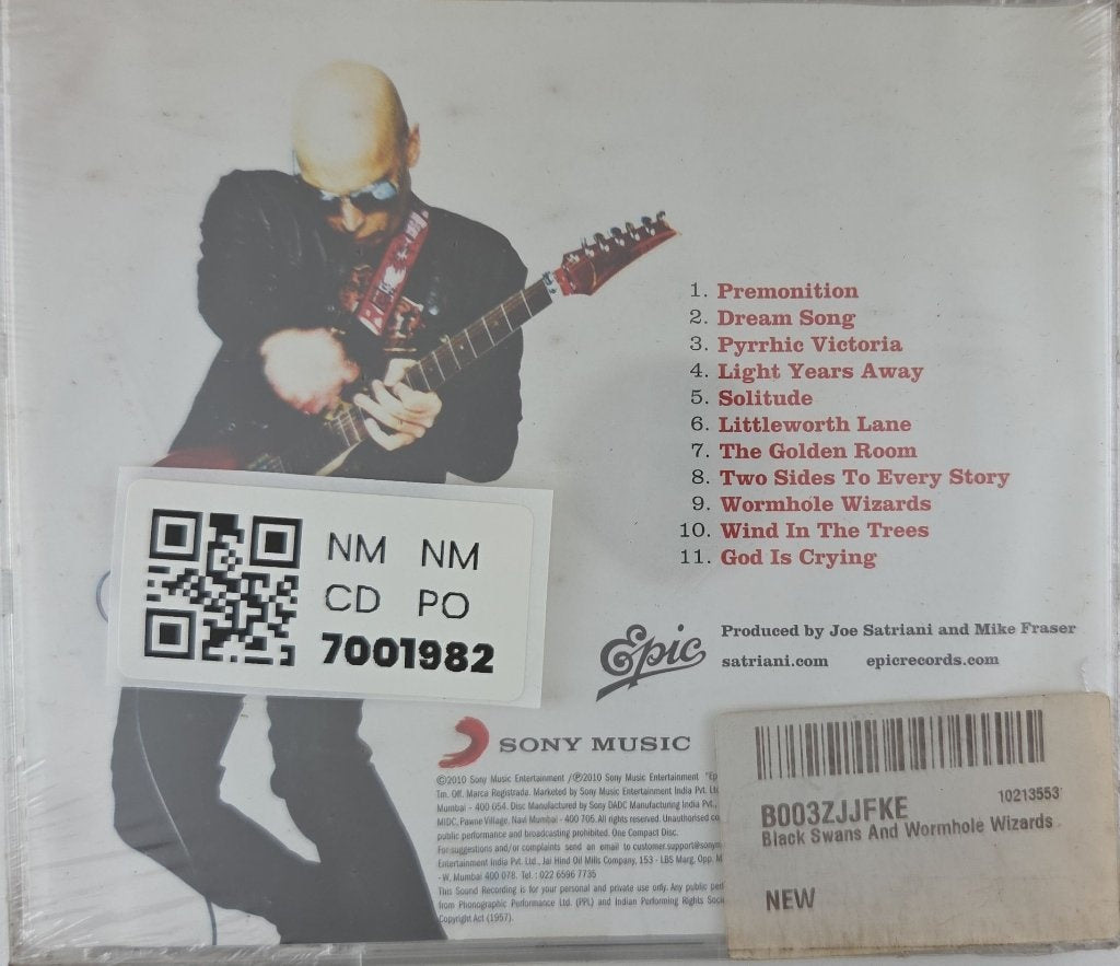 Joe Satriani - Black Swans and Wormhole Wizards (CD)