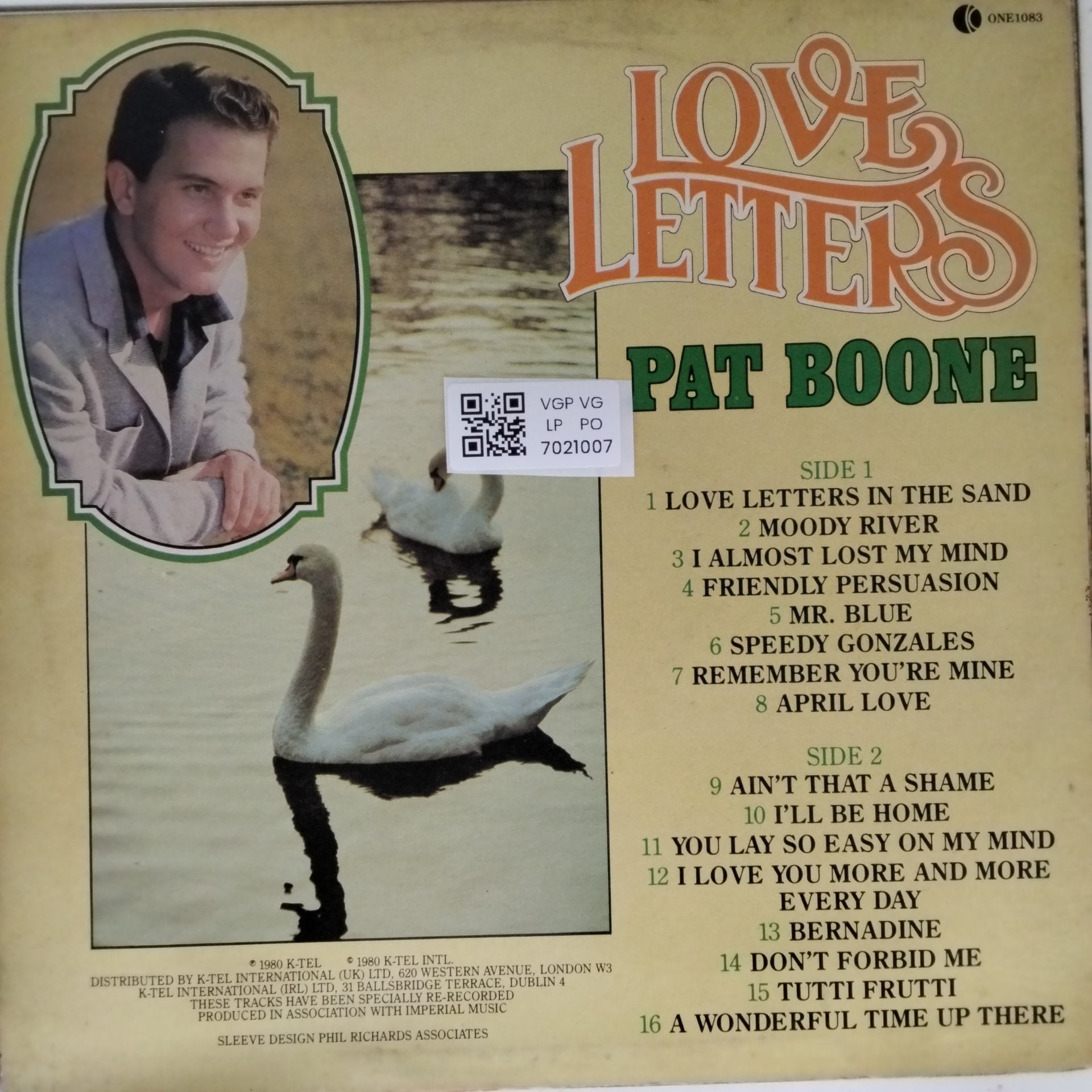 Pat Boone - Love Letters (Vinyl)