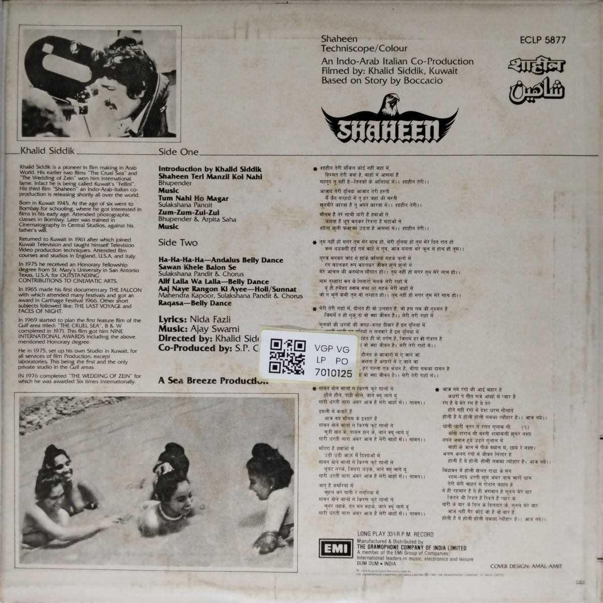 Ajay Swami - Shaheen (Vinyl)