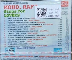 Sonu Nigam - Mohd. Rafi Sings For Lovers (CD)
