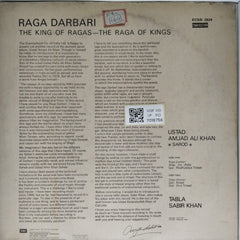 Ustad Amjad Ali Khan - Raga Darbari (Vinyl)