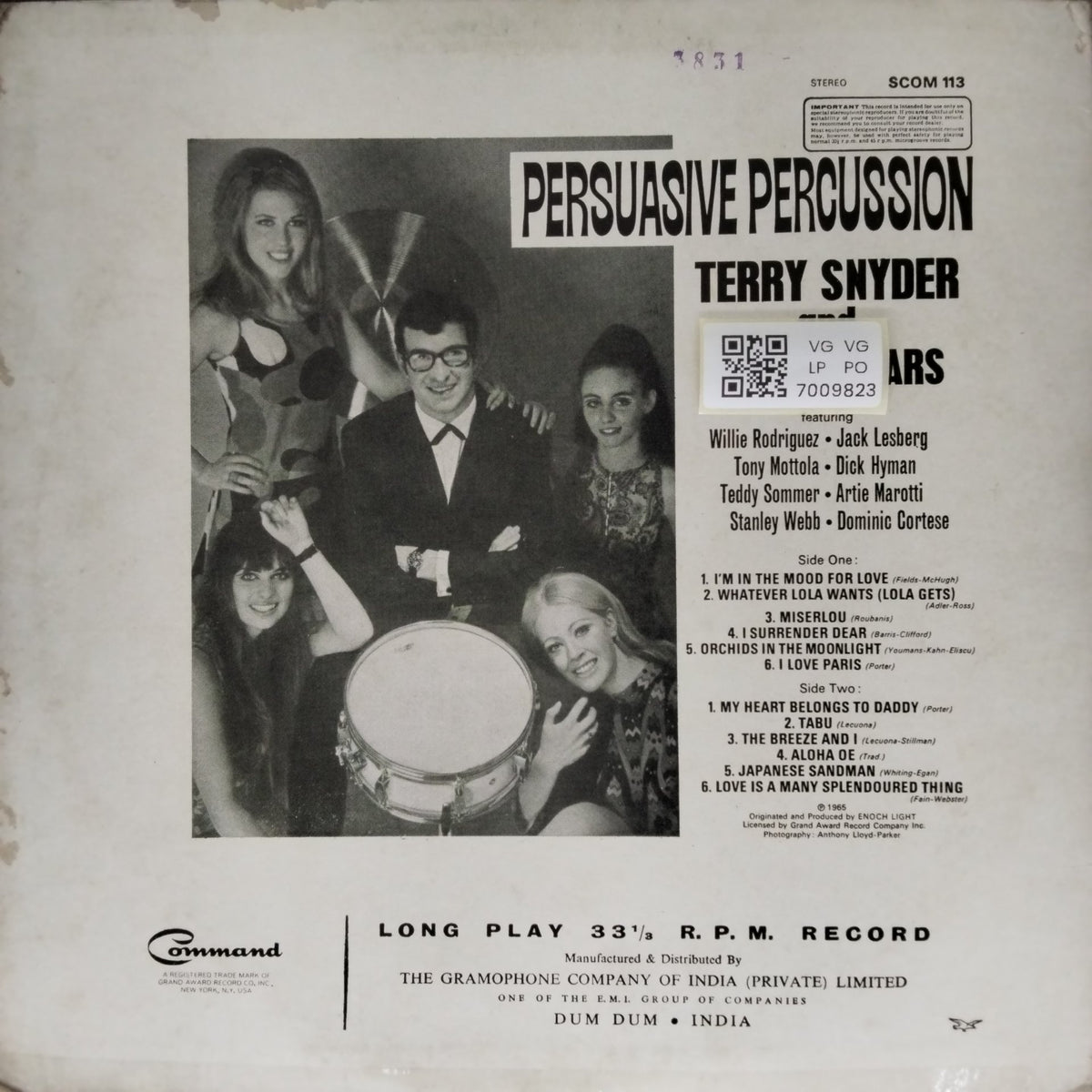Terry Snyder & the All Stars - Persuasive Percussion (Vinyl)