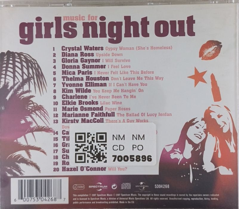 Various - Music for Girls Night Out (CD)