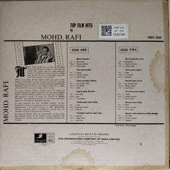 Mohd. Rafi - Top Film Hits By Mohd. Rafi (Vinyl)