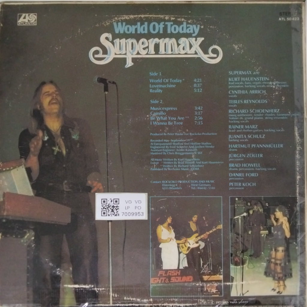 Supermax - World Of Today (Vinyl)