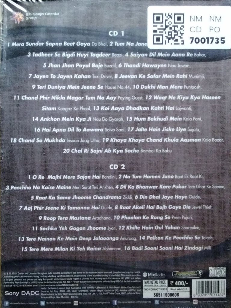 S. D. Burman - Yaadein (CD) (2)