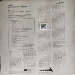 Wolfgang Amadeus Mozart, Vienna Philharmonic Orchestra, Karl Böhm - Die Zauberflöte - Highlights (Vinyl)