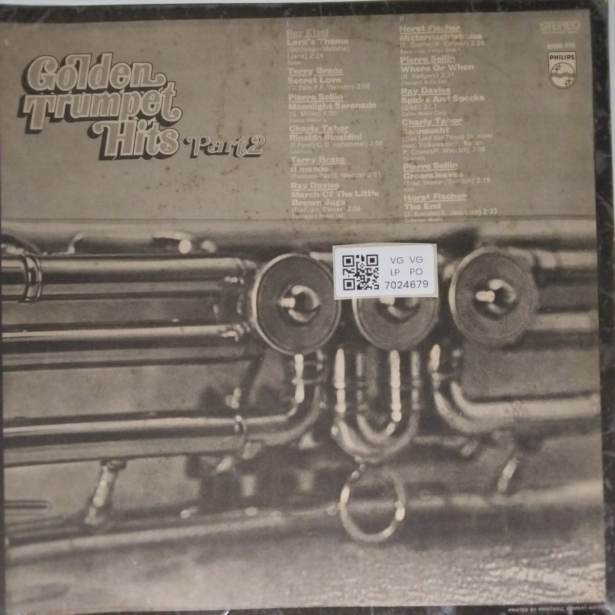 Various - Golden Trumpet Hits Part 2 (Vinyl)