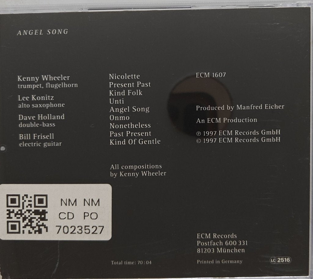 Kenny Wheeler, Lee Konitz, Dave Holland, Bill Frisell - Angel Song (CD)