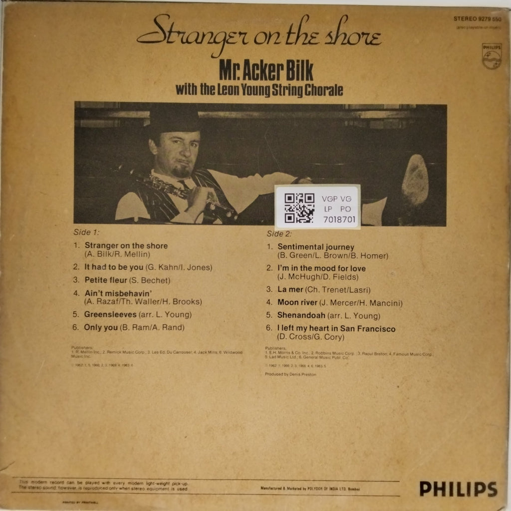 Mr. Acker Bilk - Stranger on the Shore (Vinyl)
