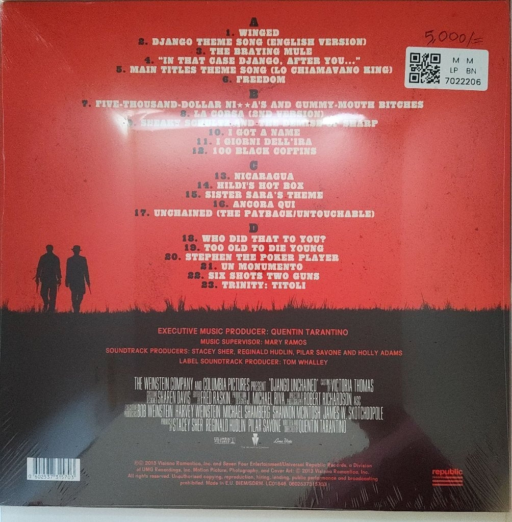 Quentin Tarantino - Django Unchained - Original Motion Picture Soundtrack (Vinyl) (2)