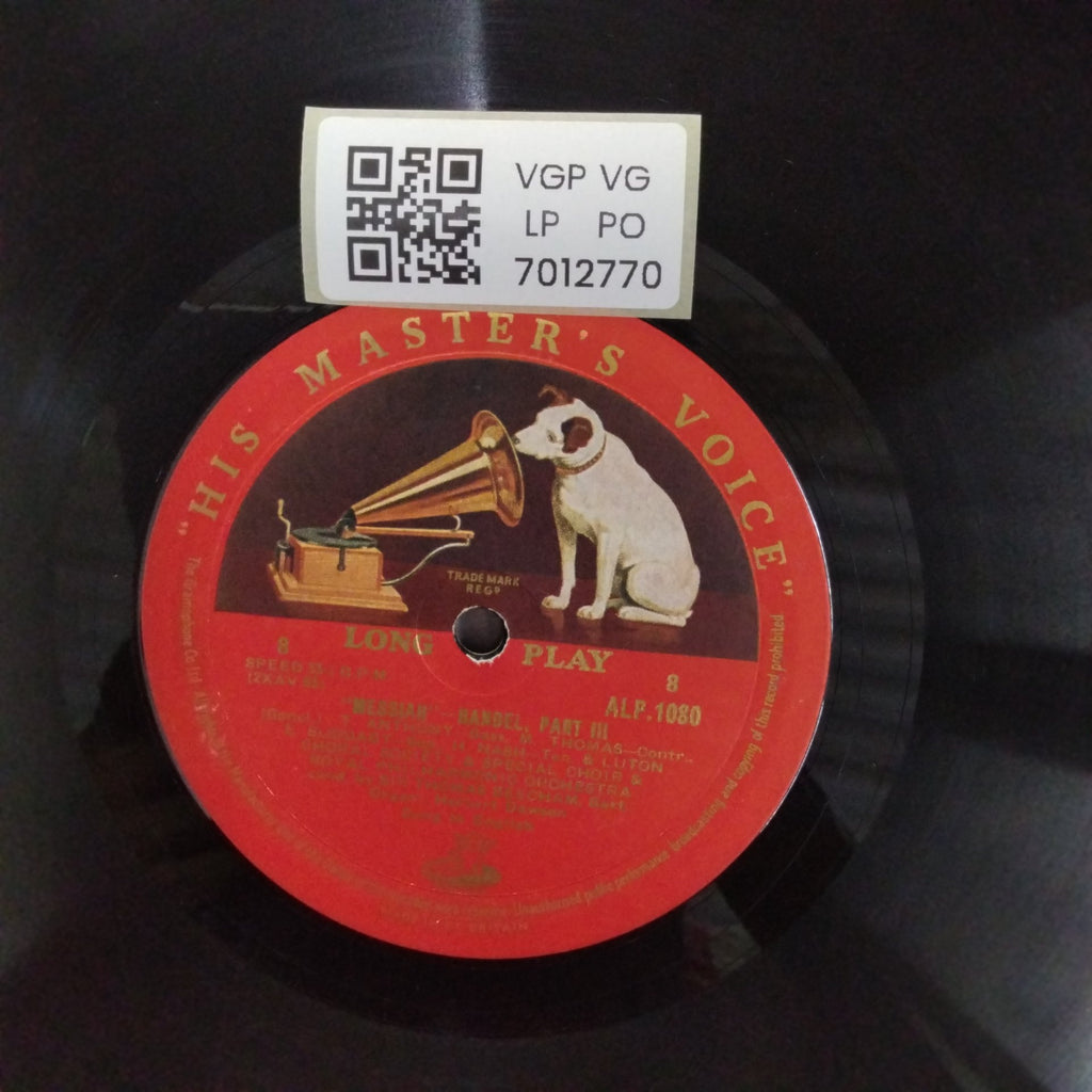 George Frideric Handel, Royal Philharmonic Orchestra, Sir Thomas Beecham - Messiah (Vinyl) (4)