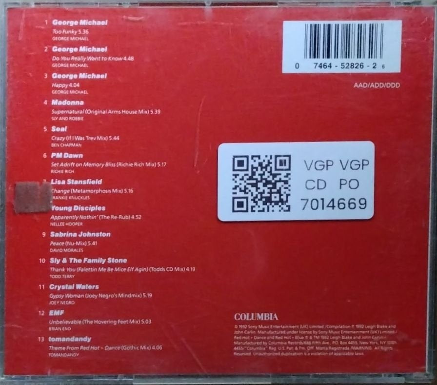 Various - Red Hot + Dance (CD)