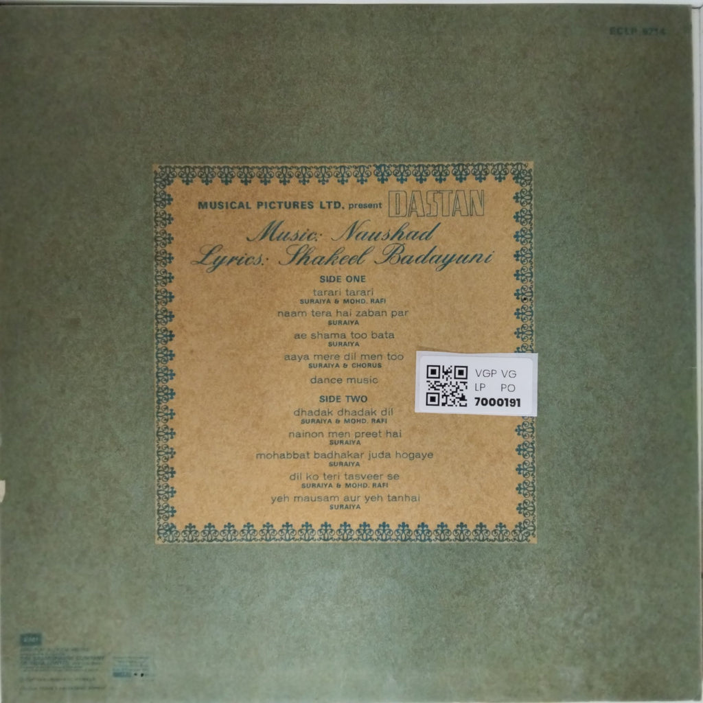 Naushad - Dastan (Vinyl)