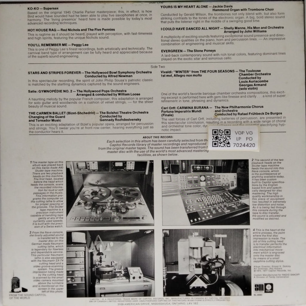 Various - Stereo Music Demonstration Record (Vinyl)