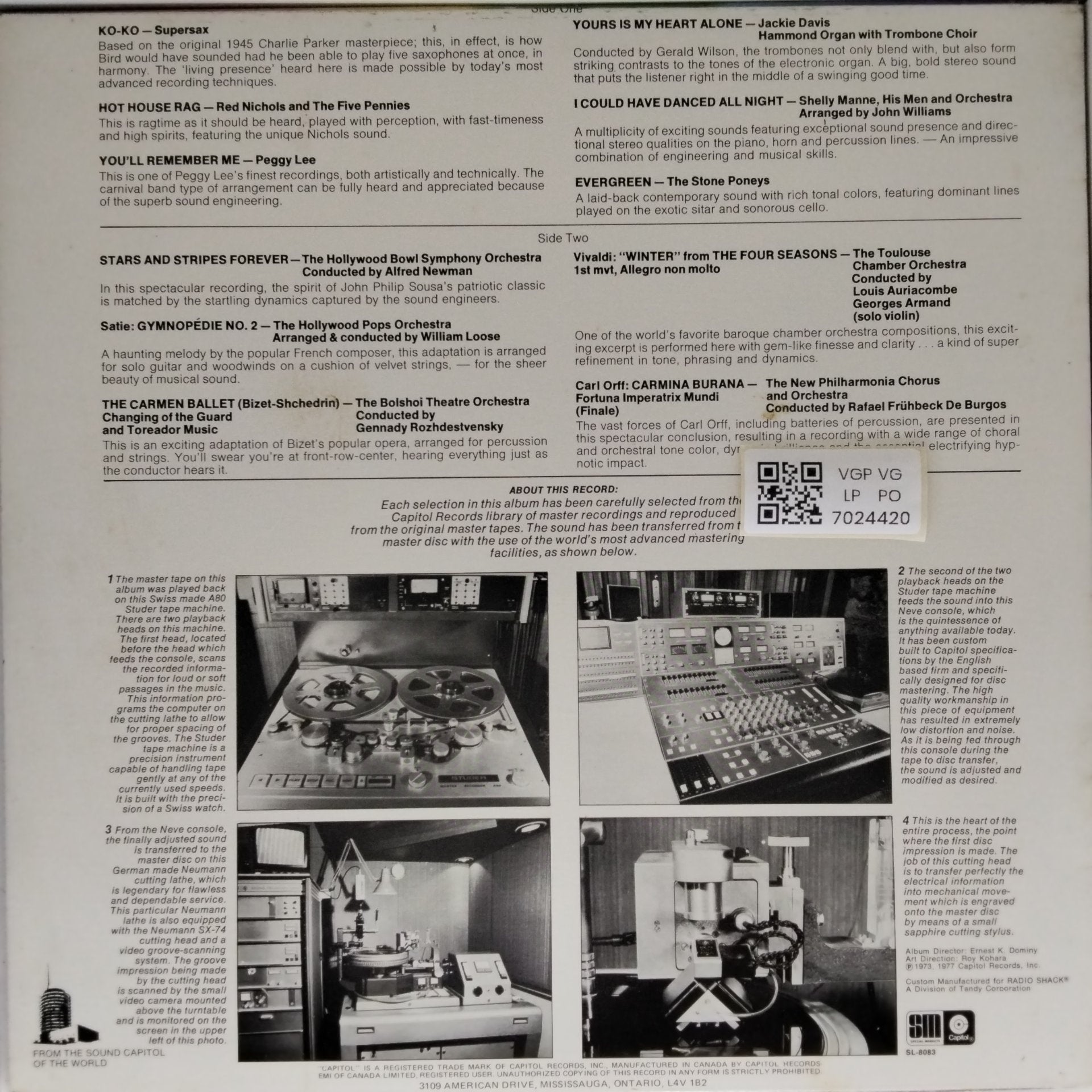 Various - Stereo Music Demonstration Record (Vinyl)