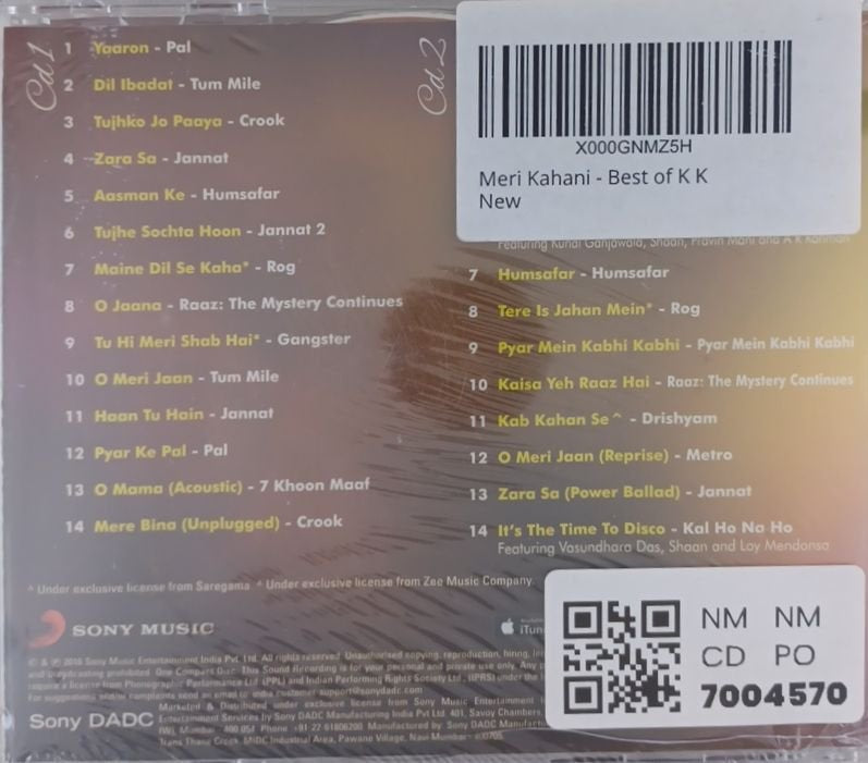 KK - Meri Kahani (CD) (2)