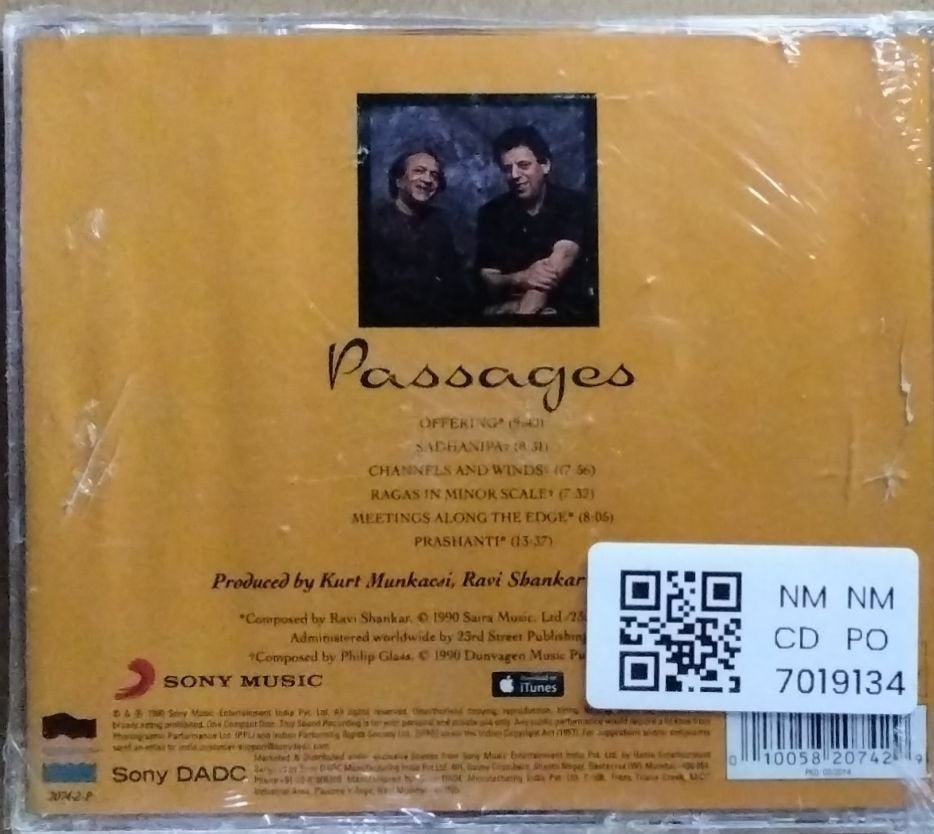 Ravi Shankar, Philip Glass - Passages (CD)