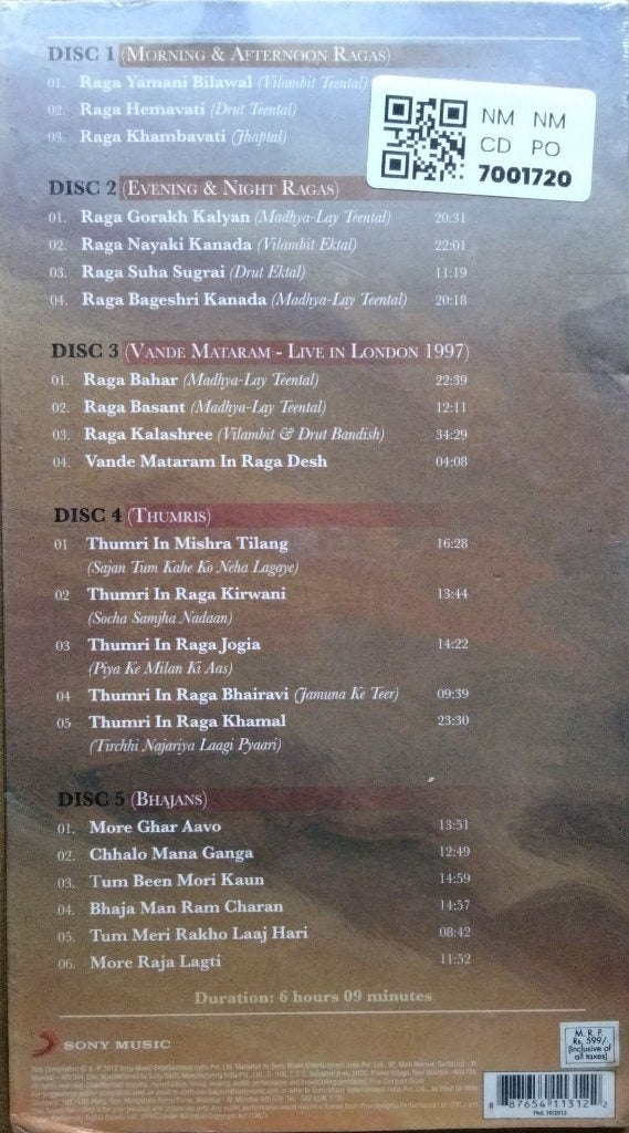 PT Bhimsen Joshi - His Master's Voice (CD) (5)