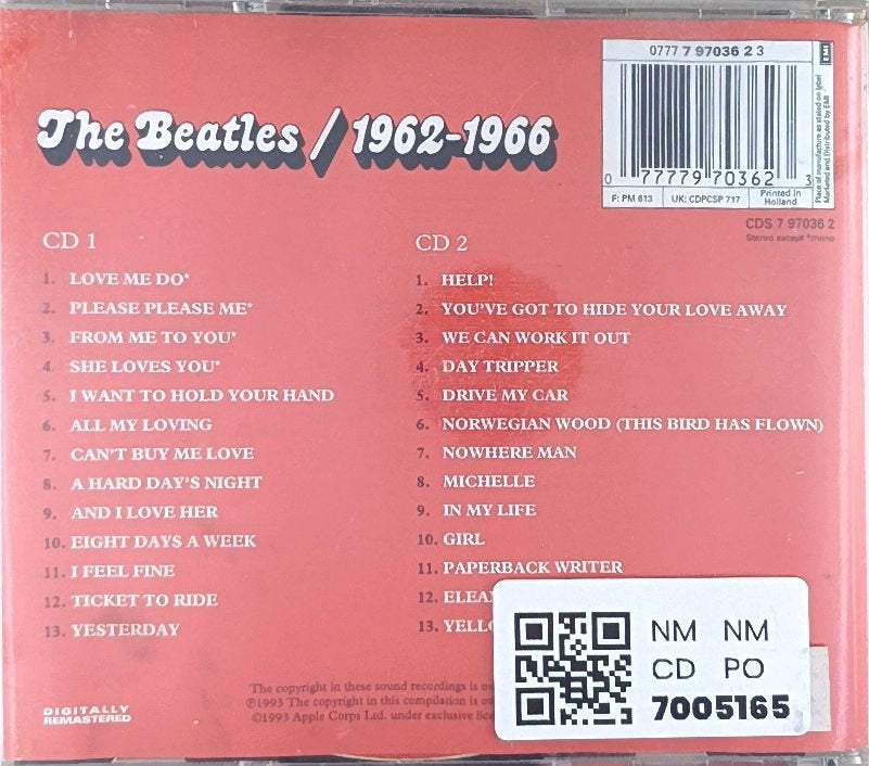 Beatles - 1962-1966 (CD) (2)