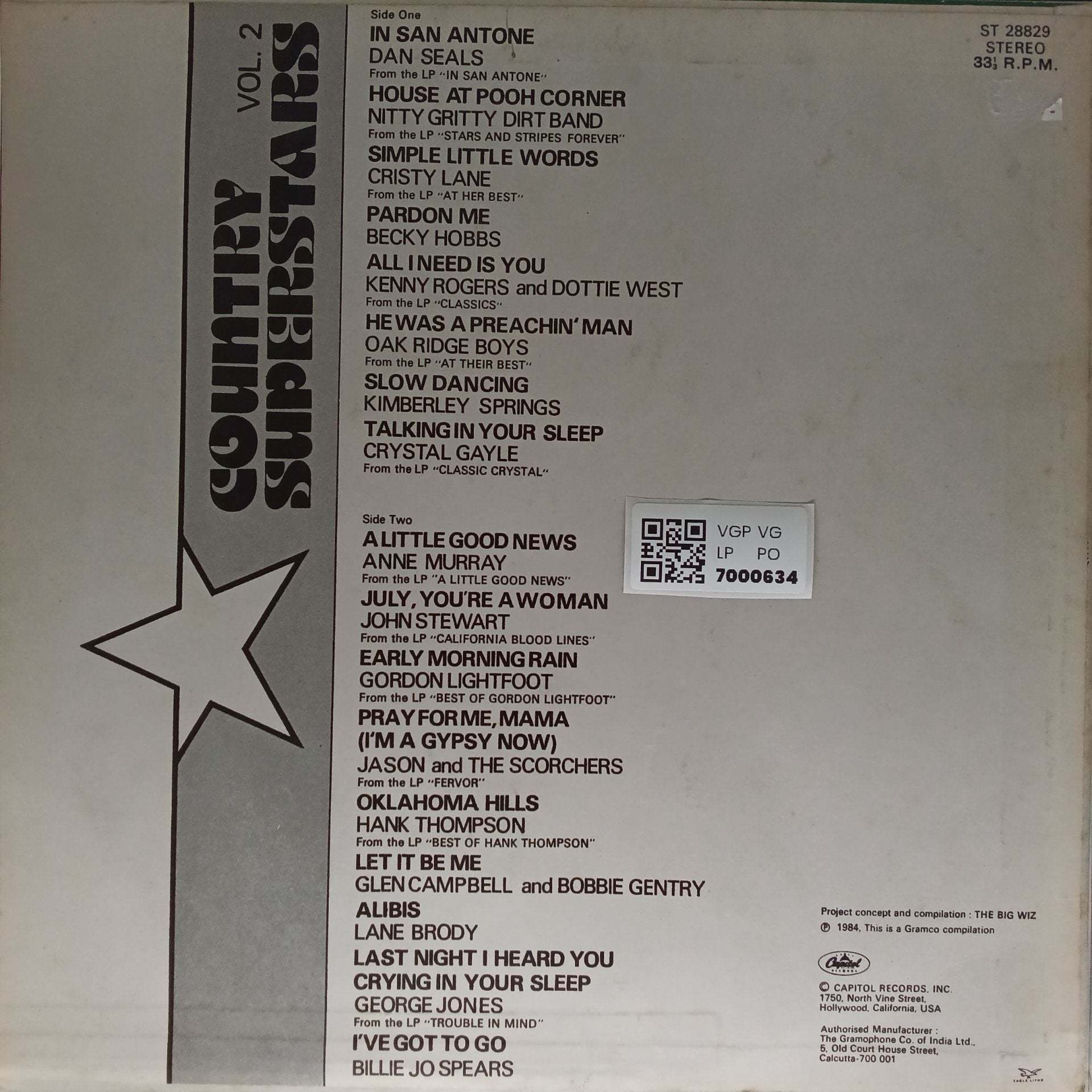 Various - Country Superstars (Vinyl)