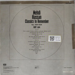 Mehdi Hassan - Classics to Remember (Vinyl)