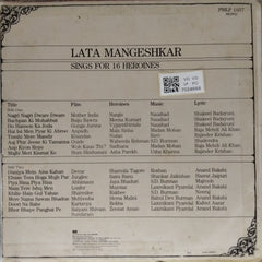 Lata Mangeshkar - Sings for 16 Heroines (Vinyl)