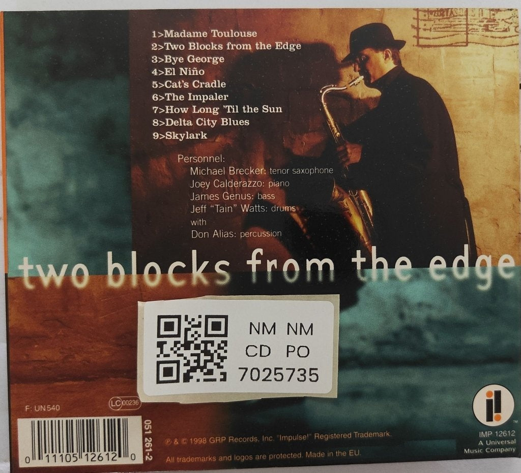 Michael Brecker - Two Blocks From The Edge (CD)