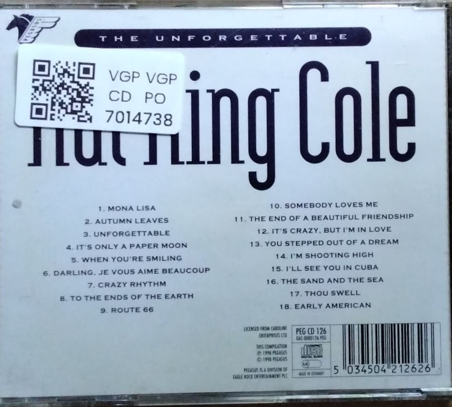 Nat King Cole - The Unforgettable (CD)