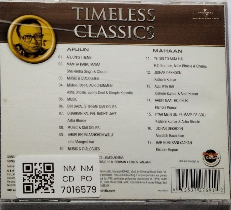 R.D. Burman - Timeless Classics (CD)