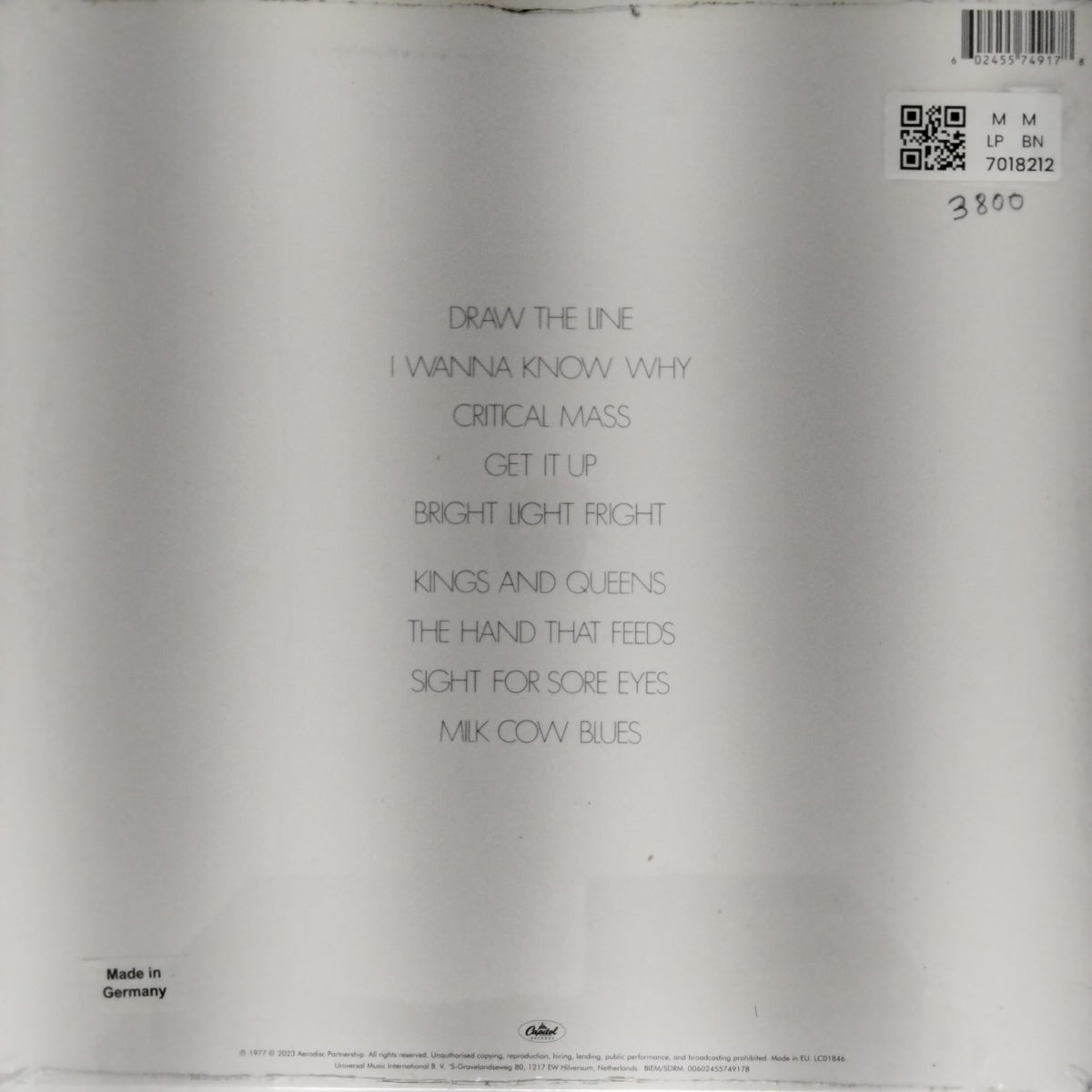 Aerosmith - Draw the Line (Vinyl)