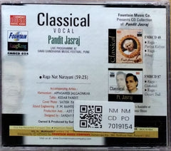 Pandit Jasraj - Classical Vocal (CD)
