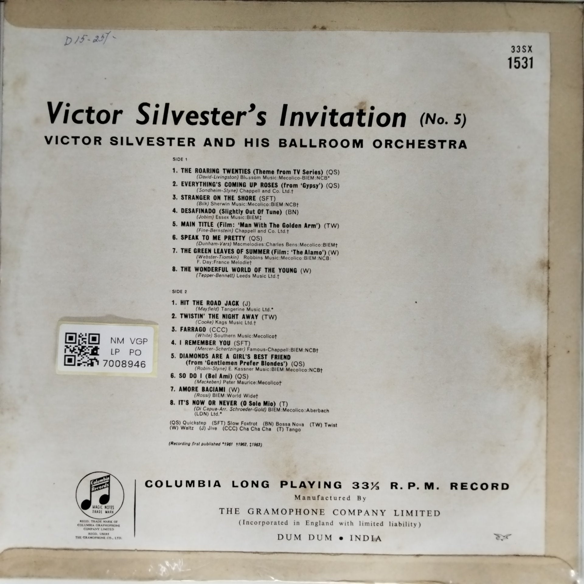 Victor Silvester - Victor Silvester's Invitation No. 5 (Vinyl)