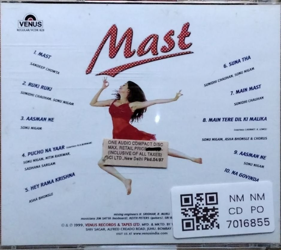 Sandeep Chowta - Mast (CD)