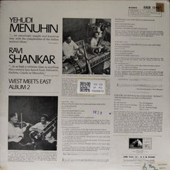 Yehudi Menuhin, Ravi Shankar - West Meets East Album 2 (Vinyl)