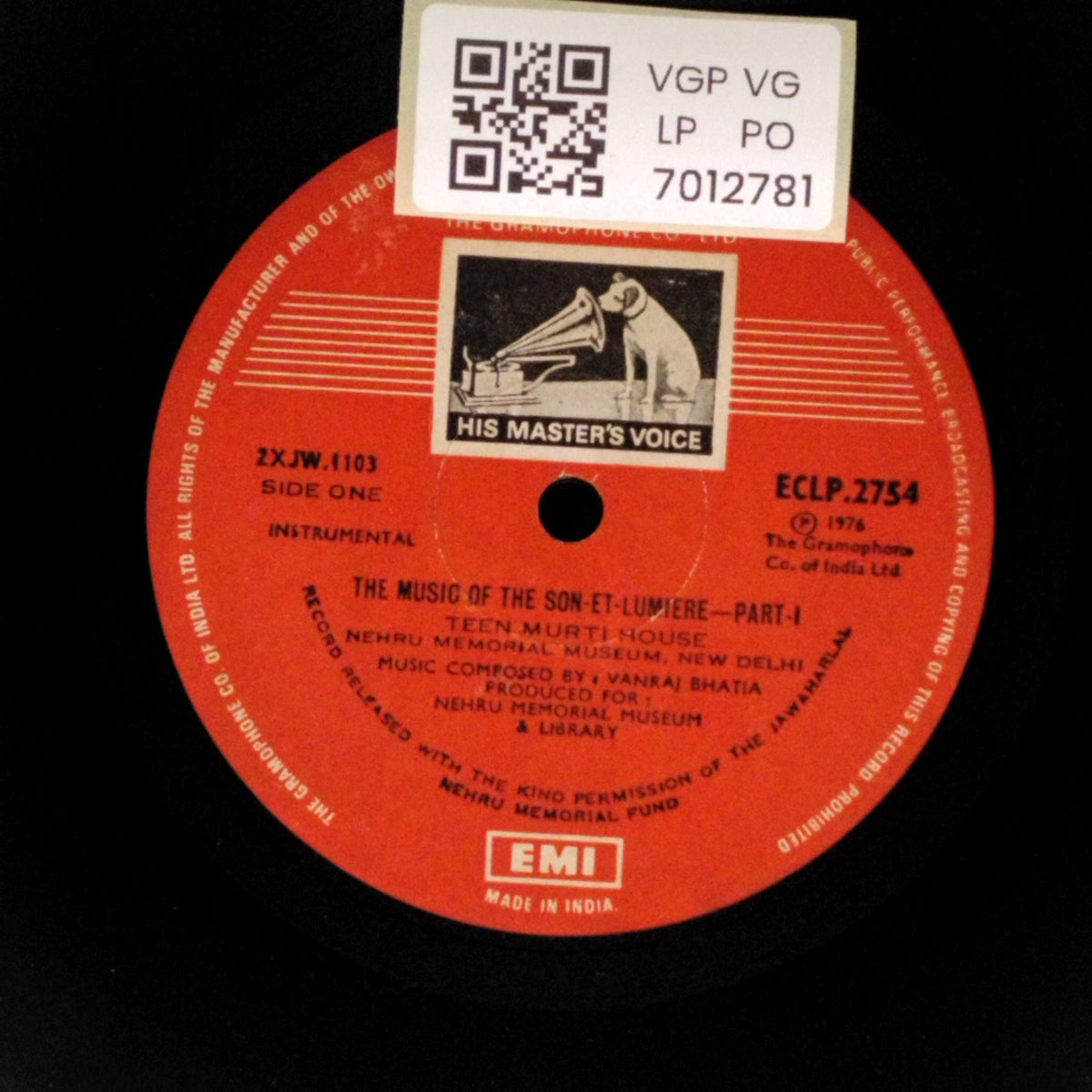 Vanraj Bhatia - The Music of the Son-et-Lumiere (Vinyl)