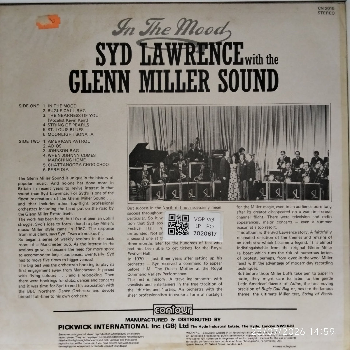 Syd Lawrence - In The Mood (Vinyl)