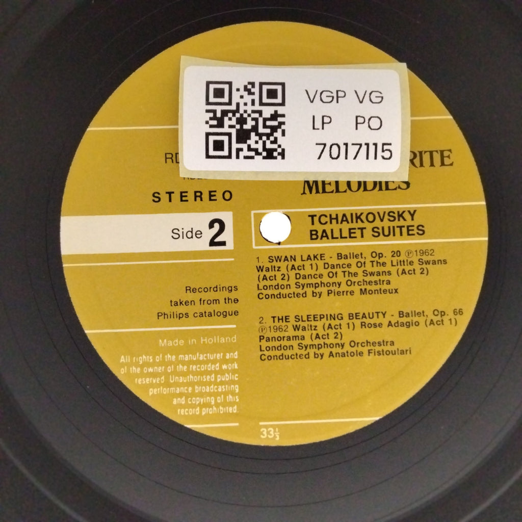 London Symphony Orchestra - Your 101 Favourite Melodies Volume 1: Tchaikovsky Ballet Suites (Vinyl)