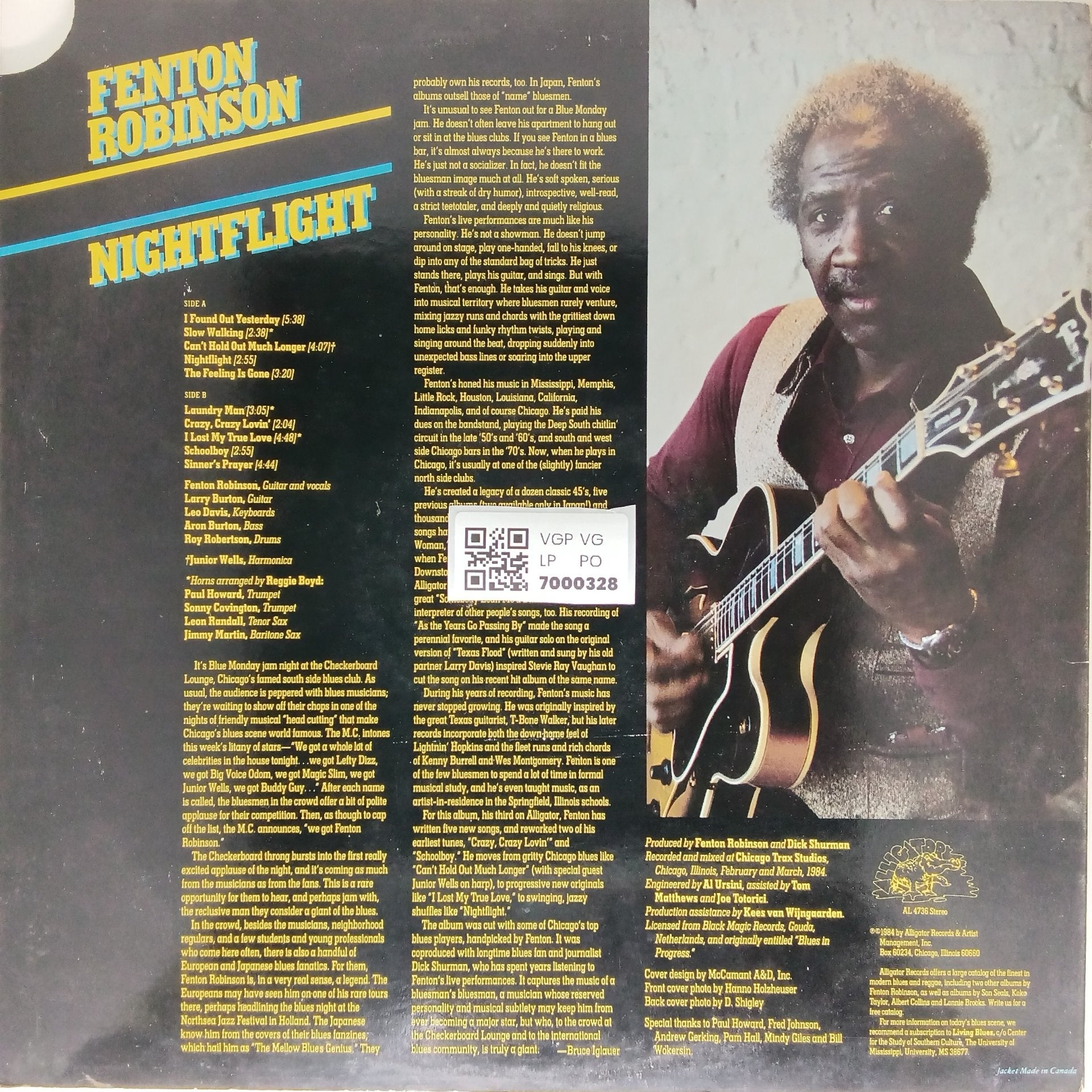 Fenton Robinson - Nightflight (Vinyl)