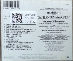 Michael Crawford, Sarah Brightman, Steve Barton - Highlights from The Phantom of the Opera (CD)