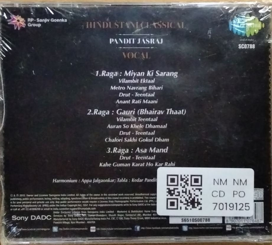 Pandit Jasraj - Musical Genius (CD)