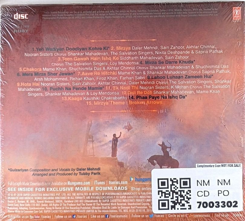 Shankar Ehsaan Loy - Mirzya (CD)