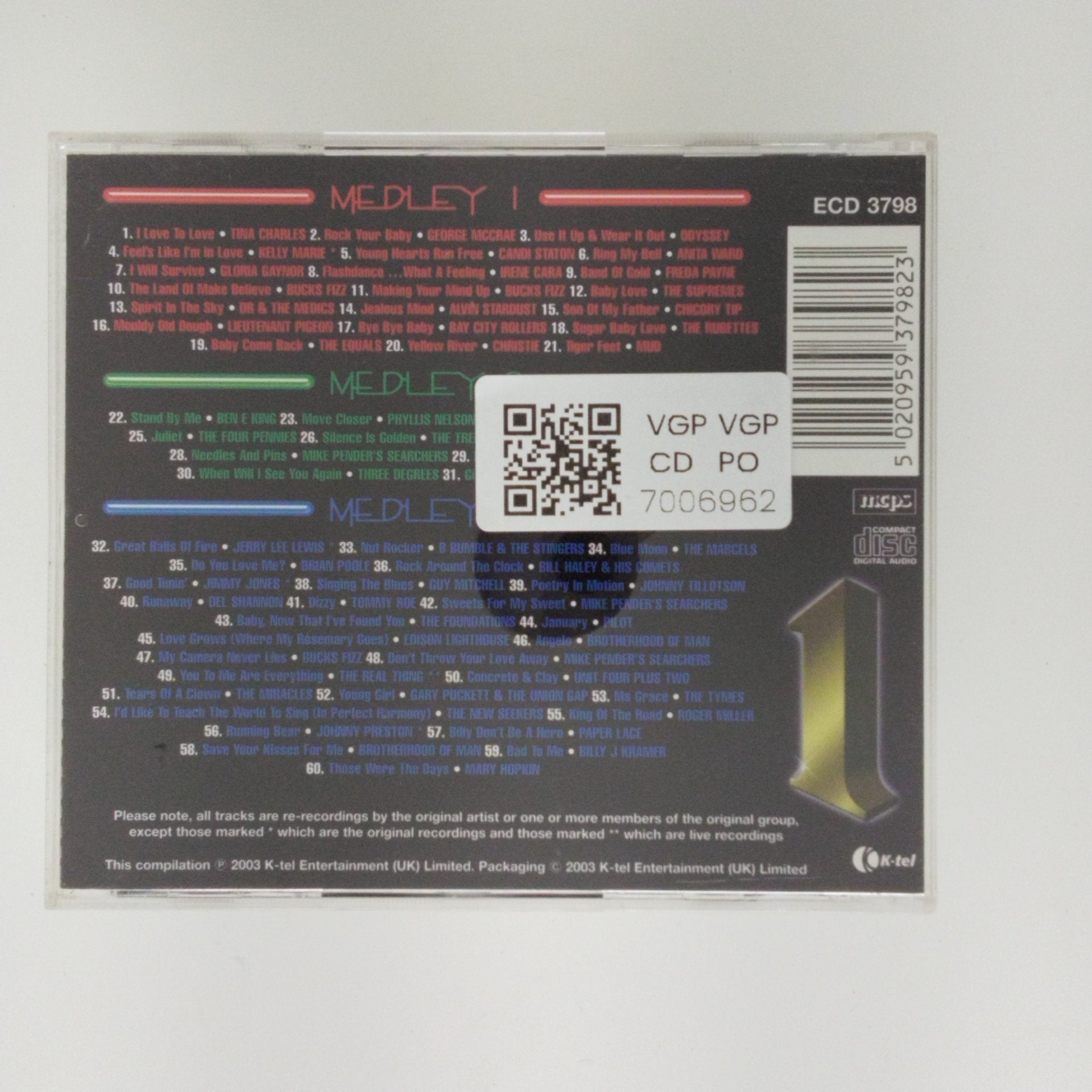 Various - The New Hooked on Number Ones Experience (CD)