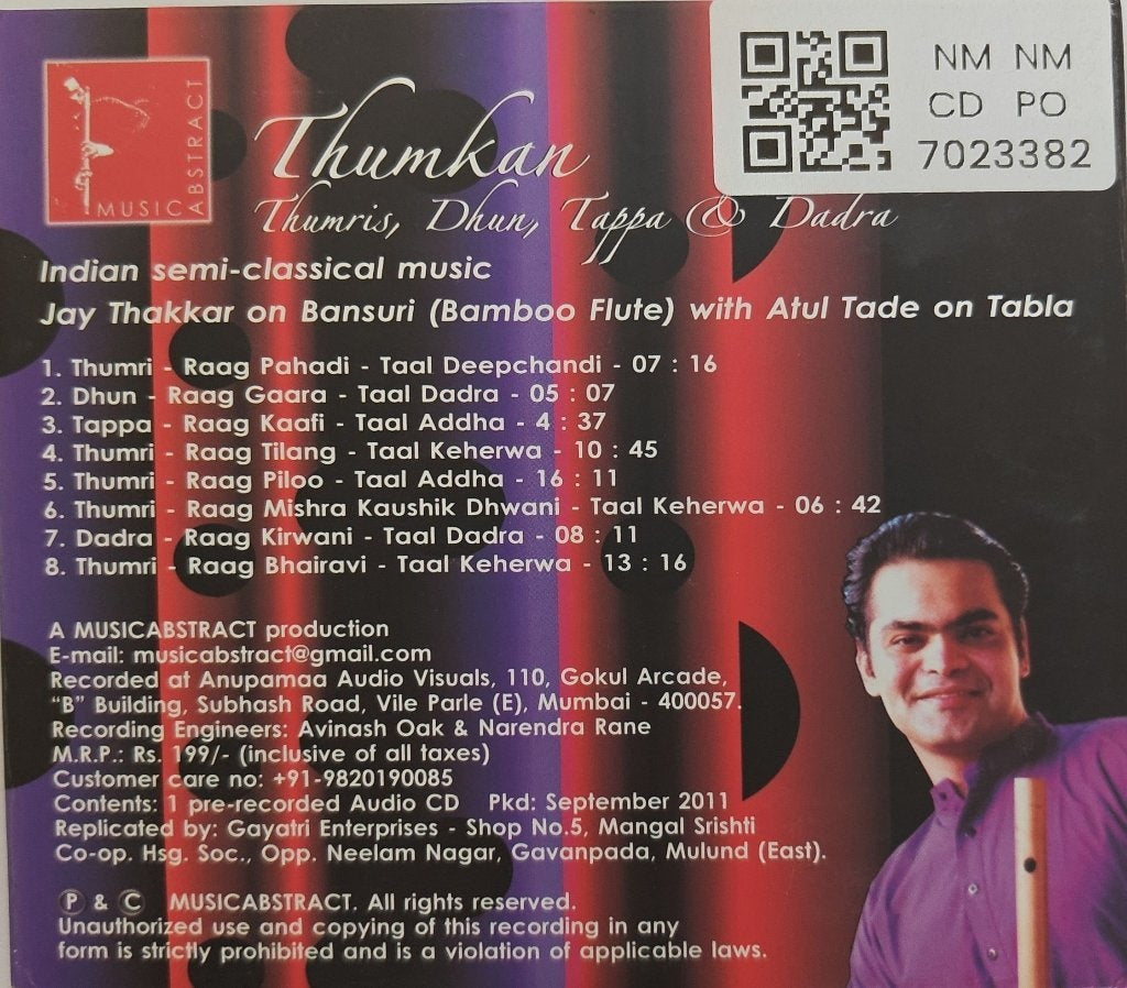 Jay Thakkar - Thumkan (CD)