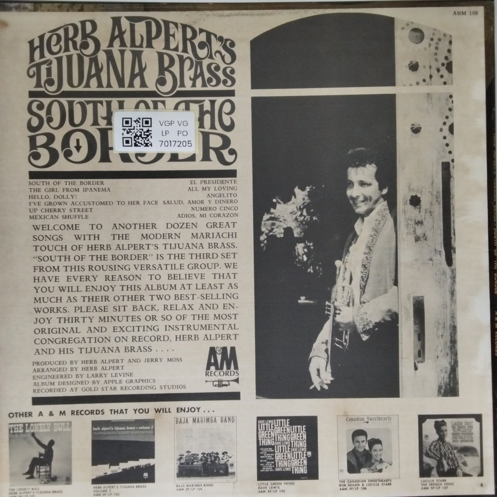 Herb Alpert's Tijuana Brass - South of the Border (Vinyl)