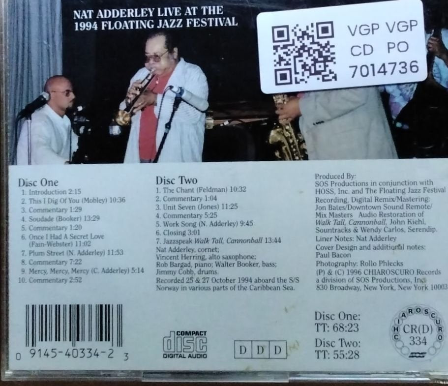 Nat Adderley - Live at the Floating Jazz Festival (CD) (2)