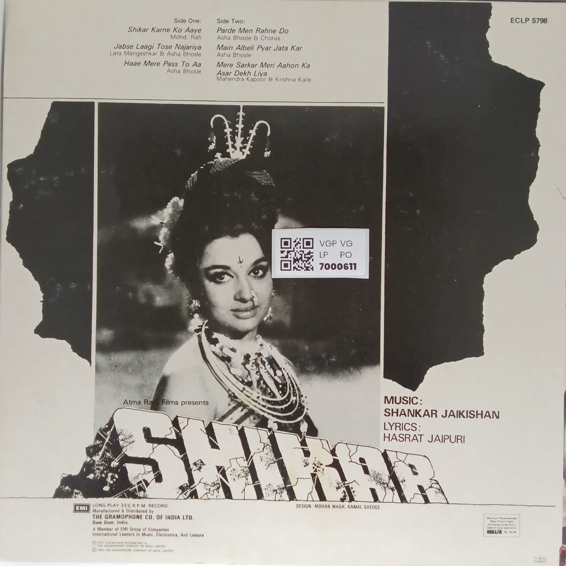 Shankar Jaikishan - Shikar (Vinyl)