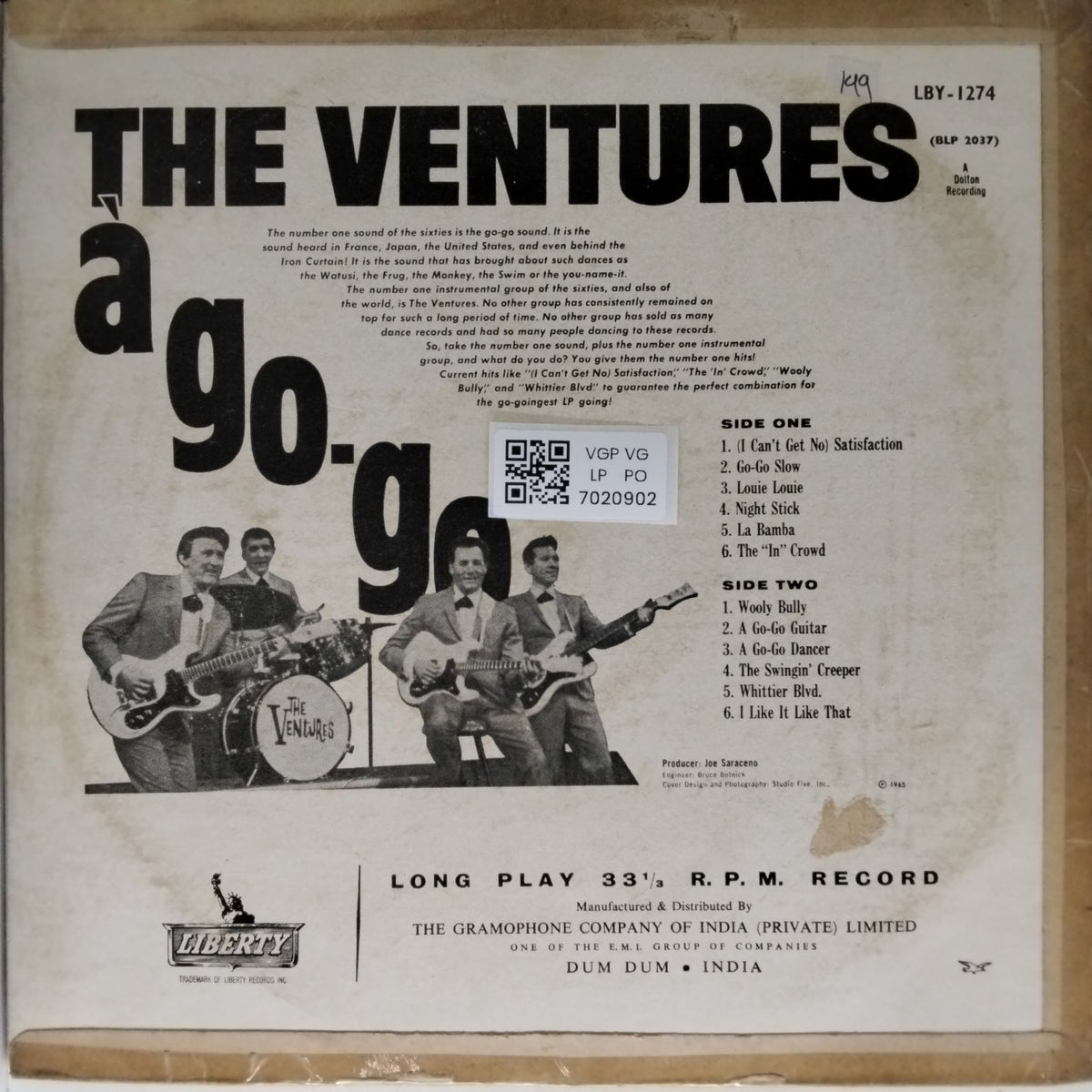 The Ventures - a go-go (Vinyl)