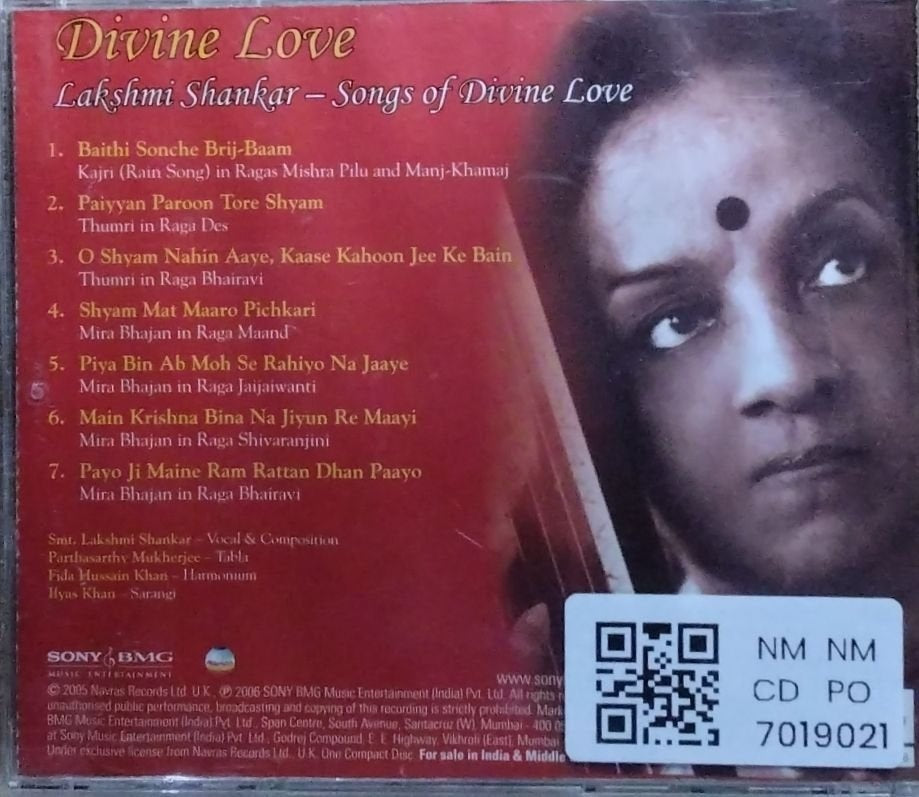 Lakshmi Shankar - Divine Love (CD)