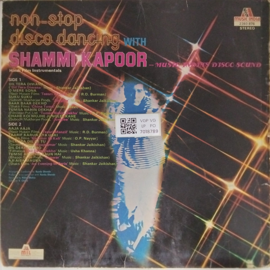 Shankar Jaikishan - Non-Stop Disco Dancing with Shammi Kapoor (Instrumental) (Vinyl)